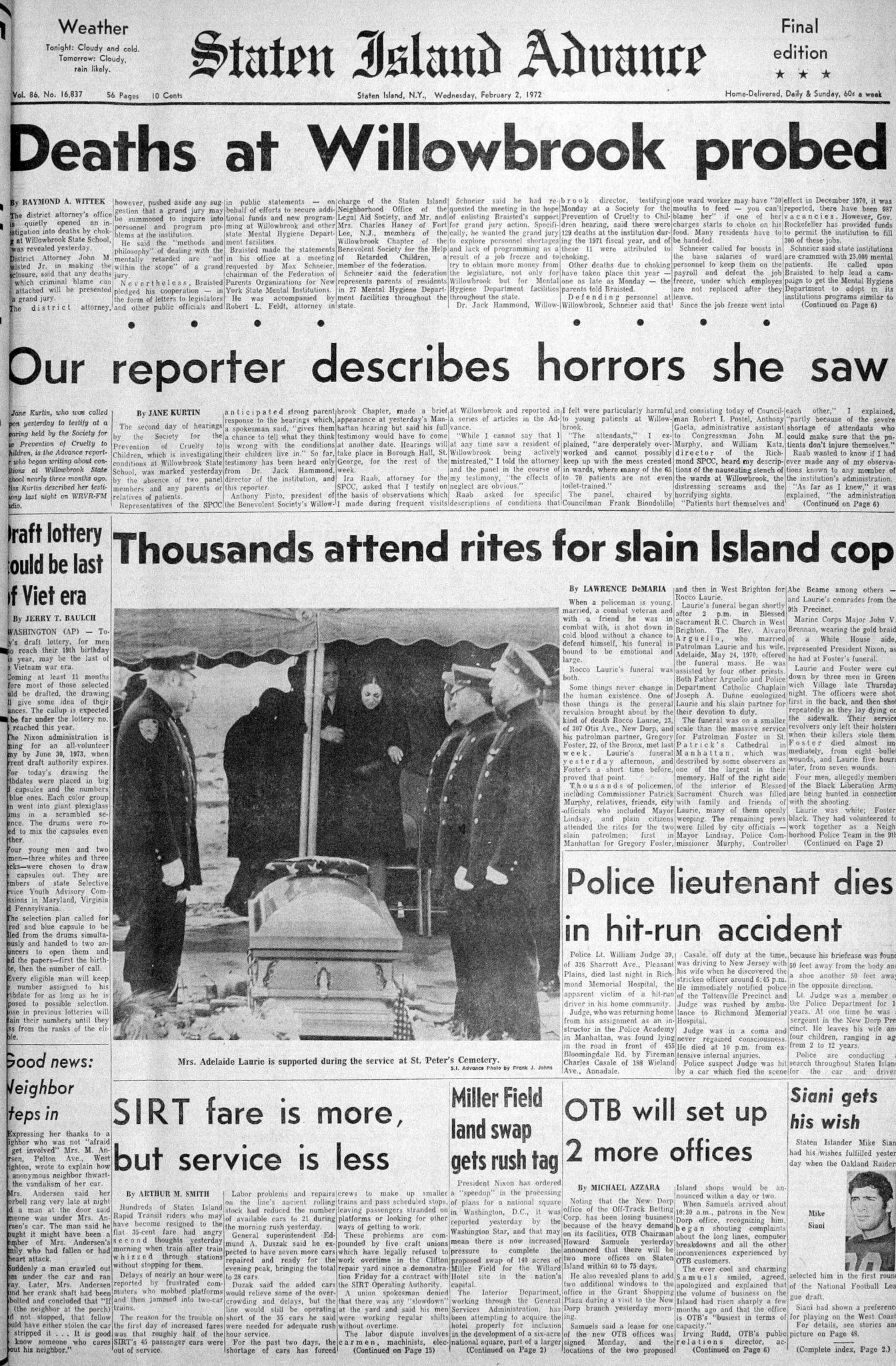 WILLOWBROOK-deaths- SI Advance